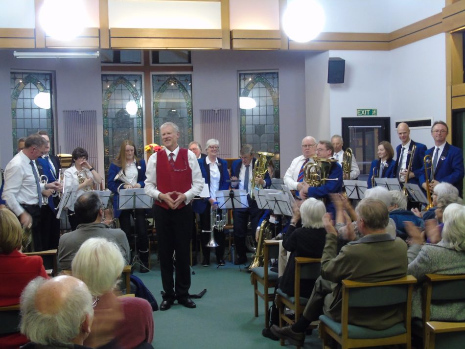 Band playing at Haydon Bridge Methodist Church